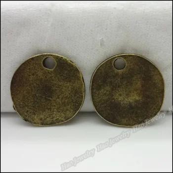 120pcs Epocă Farmece Cerc Pandantiv bronz Antic Aliaj de Zinc se Potrivesc Brățară Colier DIY Bijuterii din Metal Concluziile