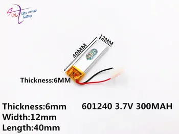 3.7 V 300mAh 601240 Litiu-Polimer Li-Po baterie Reîncărcabilă li-ion Baterie Pentru Mp3 MP4 MP5 GPS Vedio Joc jucarii