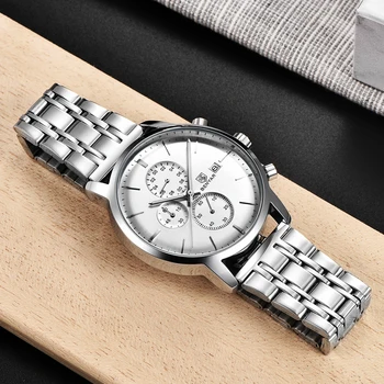 BENYAR Ceasuri Barbati Casual Fashion Impermeabil Ceas Barbati Brand de Top 2019 Nou de Lux Quartz Cronograf Ceas zegarek meski