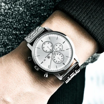 BENYAR Ceasuri Barbati Casual Fashion Impermeabil Ceas Barbati Brand de Top 2019 Nou de Lux Quartz Cronograf Ceas zegarek meski