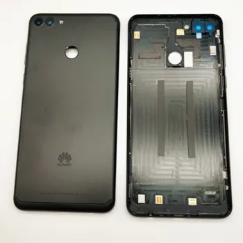 Original Capac Metalic spate Capac Baterie caz Pentru Huawei bucurați-vă de 8 PLUS FLA-AL00 Cu Audio +-Butoane Cheile de pornire aparat de Fotografiat Lentilă de Sticlă