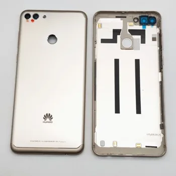 Original Capac Metalic spate Capac Baterie caz Pentru Huawei bucurați-vă de 8 PLUS FLA-AL00 Cu Audio +-Butoane Cheile de pornire aparat de Fotografiat Lentilă de Sticlă