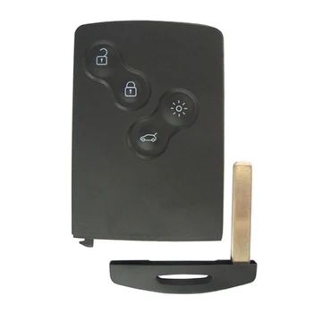 Transport gratuit(1bucată)telecomanda Smart Card Caz Pentru Renault laguna, Koleos smart card 4 buton de caz-cheie Cu Lama VA2