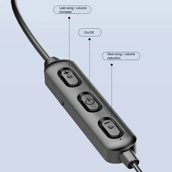BT-95 Magnetic Bluetooth 5.0 Gât Montat pe Cască Cu Microfon Timp de Așteptare Wireless de Înaltă Definiție Apel Căști de Gaming
