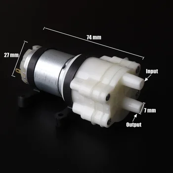 6-12V Mini DC Diafragma Pompa de Acvariu Rezervor de Pește de Oxigen Pompa de Aer Tee Set Masina de Apă de Răcire Micro Pompe Pompa de Kituri