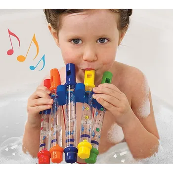 Distracție Colorat Fluiere Sunete De Muzică Duș Jucărie Copii Copii Bathtime Duș Cu Apă Fluiere Cadă Melodii Devreme Jucarii Educative