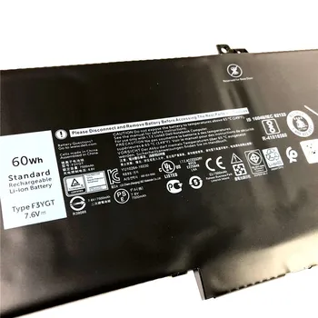 HKFZ Baterie Laptop 2X39G F3YGT Pentru DELL Pentru Latitude 12 7000 7290 13 7000 7390 7380 7490 7.6 V 60WH