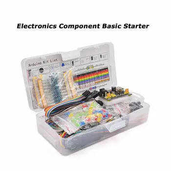 Componente electronice Asortate Kit pentru Arduino, Raspberry Pi STM32 cu 830 Tie-puncte Breadboard Set Alimentare cu Energie