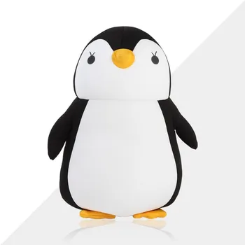 De înaltă Calitate Pinguin Deformabile U-Gât în formă de Pernă Pernă de Călătorie de Animale de Pluș Auto Tetiera Papusa Multi-funcțional de Stocare