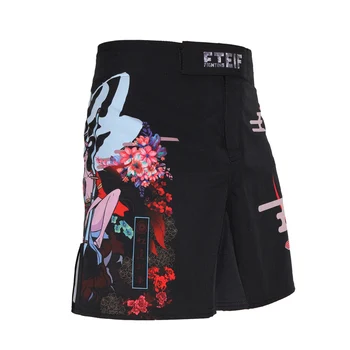 Box pantaloni Scurți FTEIF de Îmbrăcăminte din China Mma, Muay Thai Kickboxing Lupta Suotf Muaythai Oameni Santa Tigru Pot Vânt Războinic Frumos