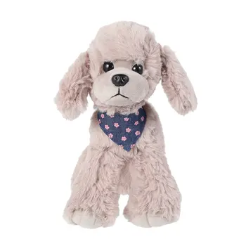 23cm Realist Teddy Câine Papusa Pudel Jucării de Pluș Drăguț Animal Suffed Papusa pentru Copii Jucării pentru Copii de Craciun Cadou de Ziua de nastere