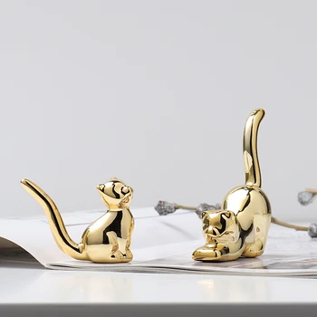 Nordic stil lux lumina de aur ornamente ceramice creative placare fotografie recuzită mici ornamente desktop moale decoratiuni