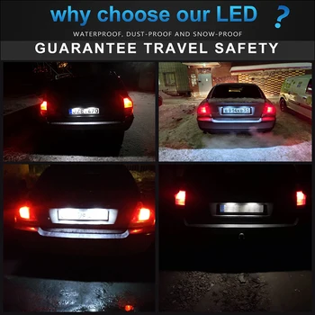 2 buc Erori de iluminat auto Pentru Volvo 855 V70 XC97-00 SMD LED numărul de înmatriculare lumina de Automobile 12V becuri led Auto-styling