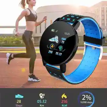 IP67 rezistent la apa 119Plus Inteligent Brățară Ceas de Ritm Cardiac Inteligent Ceas Bratara Ceasuri Sport Band Smartwatch Pentru Android IOS A2