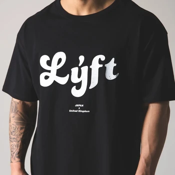 2020 LYFT Vara Barbati Tricou Casual Liber Masculin Cămașă de Agrement, Sală de fitness T-shirt Mâneci Scurte Streetwear Slim Fit Tee Topuri Bărbați Îmbrăcăminte