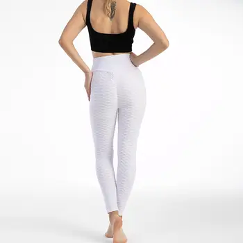 Femei cu Bule de Yoga Jambiere Pantaloni Fitness Sport de Talie Mare Sală de sport Hip-a ridicat Pantalonii Solduri au Fost Bubble Pantaloni Sexy Plus Dimensiune XS-3XL