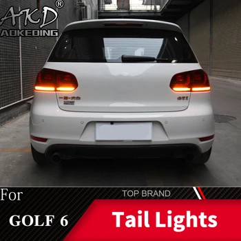 Lampa spate Pentru VW Golf 6 2009-2012 R20 MK6 spate cu LED-uri Lumini proiectoare Ceata Lumini de Zi DRL Tuning Auto Accesorii Auto