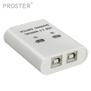 Proster USB 2.0 de Partajare Dispozitiv de Comutare de Comutare Adaptor 2 Mod de Port Splitter Manual Partaja o Casetă de Comutare usb pentru micro usb hub