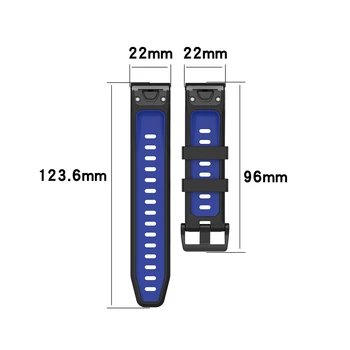 20MM 22MM 26MM Watchband Pentru Garmin Fenix 5S 6 6X Pro Moale Sport Încheietura Banda Curea Pentru Garmin Forerunner 935 945 Ceas Inteligent