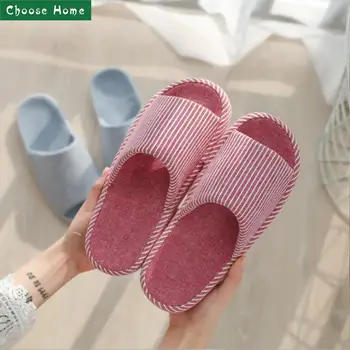 Femei Papuci Moi de Bumbac de Pluș, Papuci De Femei Pantofi Cald Iarna Interior Și Acasă Open-Toe Slide-uri de Soft Sandale