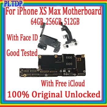 Transport gratuit pentru iPhone Xs Max placa de baza placi de 64Gb 256Gb 512Gb placi de Logica cu deplină chips-uri ios toate funcția de Testat