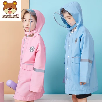 Înălțimea 90-170 cm impermeabil pelerina de ploaie pentru copii copii copii haina de ploaie băieți fete elevii de gimnaziu poncho ploaie sacou