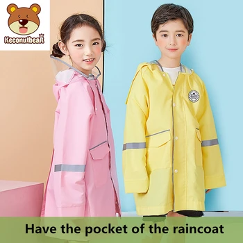 Înălțimea 90-170 cm impermeabil pelerina de ploaie pentru copii copii copii haina de ploaie băieți fete elevii de gimnaziu poncho ploaie sacou