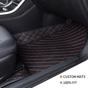 Flash mat piele auto podea mat Pentru Audi toate modelele de Q3 Q5 Q7 A4 A5 A6 A1 A3 A8 A7 S3 S5 S6 S7 S8 R8 TT SQ5 SR4-7 masina de picioare styling