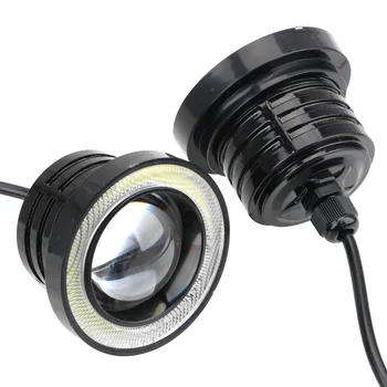 Masina COB LED Lumini de Conducere 2 buc/set Angel Eyes Lampa de Ceață DRL Lumini de Zi 2.5
