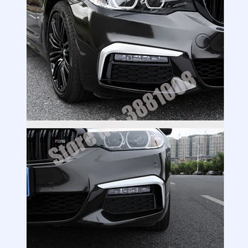 ABS Cromat Pentru BMW Seria 5 G30 2017 2018 Accesorii Auto Lampă de Ceață Față, Lumină de Acoperire Tapiterie Auto Styling