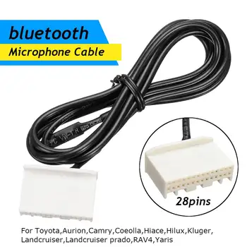 1,5 M Microfon bluetooth Cabluri Cablu de 28 de Pini Coada Audio Șeful Unității Pentru Toyota Camry Hilux RAV4