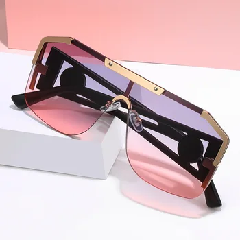 Nou Stil 2020 Ochelari De Soare Pentru Femei Brand Designer Roz BlackSun Ochelari De Oameni Oglindă Oculos De Sol Pătrat Ochelari De Soare
