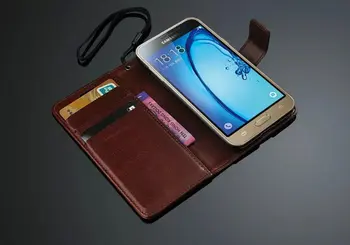 Pentru Fundas Samsung J3 Înaltă Calitate Capac Flip-Caz Magnetic Toc Din Piele Pentru Samsung Galaxy J3 J3109 Coajă De Telefon Capa