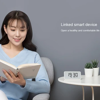 2019 Xiaomi MiaoMiaoCe E-Link-ul de CERNEALĂ Ecran LCD ceas Digital Metru de Umiditate Înaltă Precizie Termometru Temperatura Senzor de Umiditate