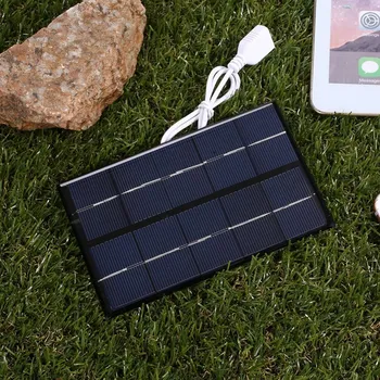 USB Panou Solar în aer liber 5W 5V Încărcător Solar Portabil, Panou de Alpinism, Încărcător Rapid Polisiliciu Călătorie DIY Încărcător Solar Generator