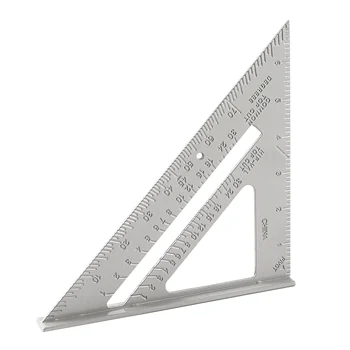 Instrument De Desen Triunghi Conducător Tâmplar Viteza Pătrat Square Layout Instrumentul De Măsurare Instrumentul De Triunghi Conducător Aliaj De Aluminiu De 45° 90°