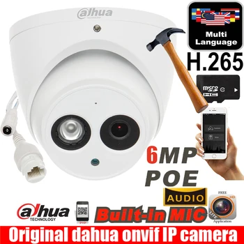 Dahua IPC-HDW4631C-UN metal rezistent la apă cazul 6MP Built-in MICROFON POE camere ip dome IR 50m IP67 IK10 camera ip dahua camera de 6MP
