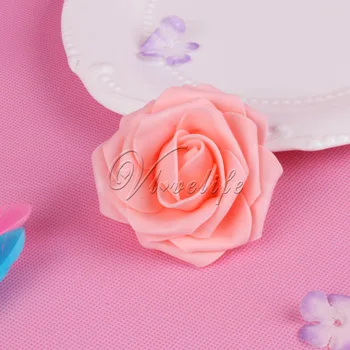 100buc Spuma PE Floare Trandafir Cap 7CM Artificiale de Trandafir Buchet de Flori Handmade Nunta Acasă Decorare Festiva si Petrecere album