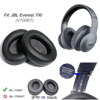 1 Pereche de Urechi Tampoane de Înlocuire pentru JBL Everest 700 / V700BT Supra-Ureche Căști fără Fir Bluetooth Spumă cu Memorie din Piele Pernițe
