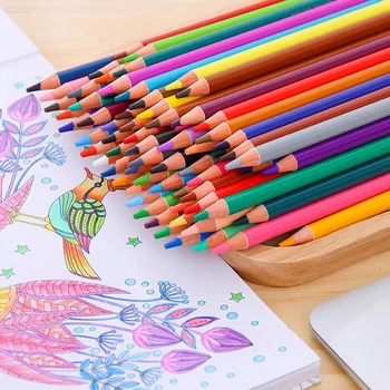 Deli Gras Creion Colorat Set 24/36/48/72 Culori De Ulei Pictura Desen De Artă Pentru A Scrie Desen Lapis De Cor De Artă