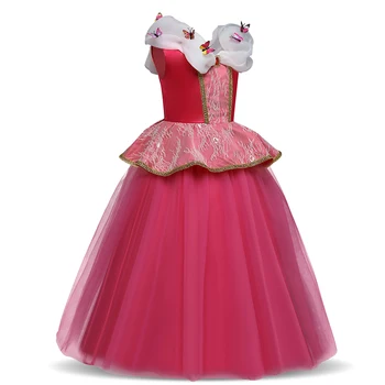 Fantezie, Fată Printesa Rochie De Bal Cosplay Costum Copii Petrecere Rochie De Haine Pentru Copii