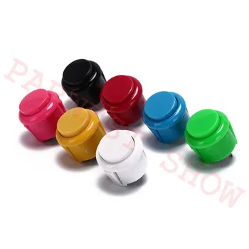Transport gratuit 50pcs/lot copia sanwa 24mm push button buton de comutare de înaltă calitate, cu buton de apăsare pentru DIY joc Arcade piese de mașini