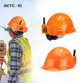 RETEVIS RA616 Casca Walkie Talkie PMR446 Două Fel de Radio Cască walkie-talkie Casca pentru industria de Construcții Fabrica de camionagiu