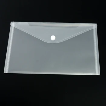 50 buc/set din plastic transparent A5 file folder fișier fișier bag sac de fișier pentru depozitarea hârtiei, rechizitelor de birou