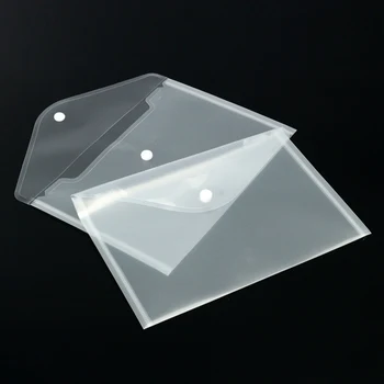50 buc/set din plastic transparent A5 file folder fișier fișier bag sac de fișier pentru depozitarea hârtiei, rechizitelor de birou