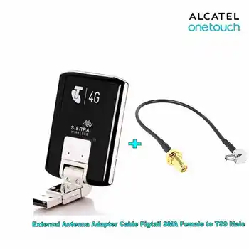 Deblocat Sierra AirCard 320U USB 4G LTE FDD Modem Wireless Plus Antena Externa Cablu Adaptor