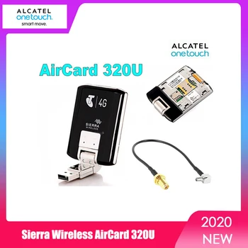Deblocat Sierra AirCard 320U USB 4G LTE FDD Modem Wireless Plus Antena Externa Cablu Adaptor