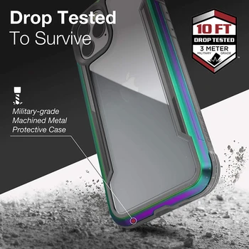 X-Doria Scut de Apărare Telefon Caz Pentru iPhone 11 Pro Max Grad Militar Picătură Testat Caz Acoperire Pentru iPhone 11 Pro Acoperire din Aluminiu
