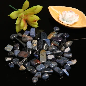 50g/100g Cristal Natural Dumortierite Cuarț, Pietriș Specimen Acasă Decor pentru Acvariu Energie de Vindecare de Piatră și Minerale