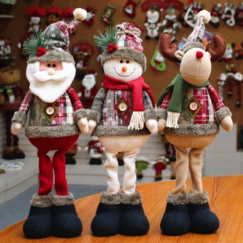 Anul nou, Crăciun Păpuși Fereastra Decoratiuni pentru Pomul de Crăciun jucării pentru copii Decor Acasă Inovatoare Mos craciun om de Zapada